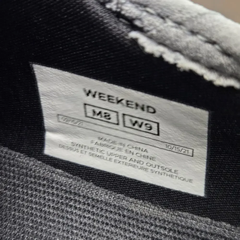 NEW Vessi Weekend Womens Size 9 Waterproof Shoes Sneaker Concrete Grey Mens 8